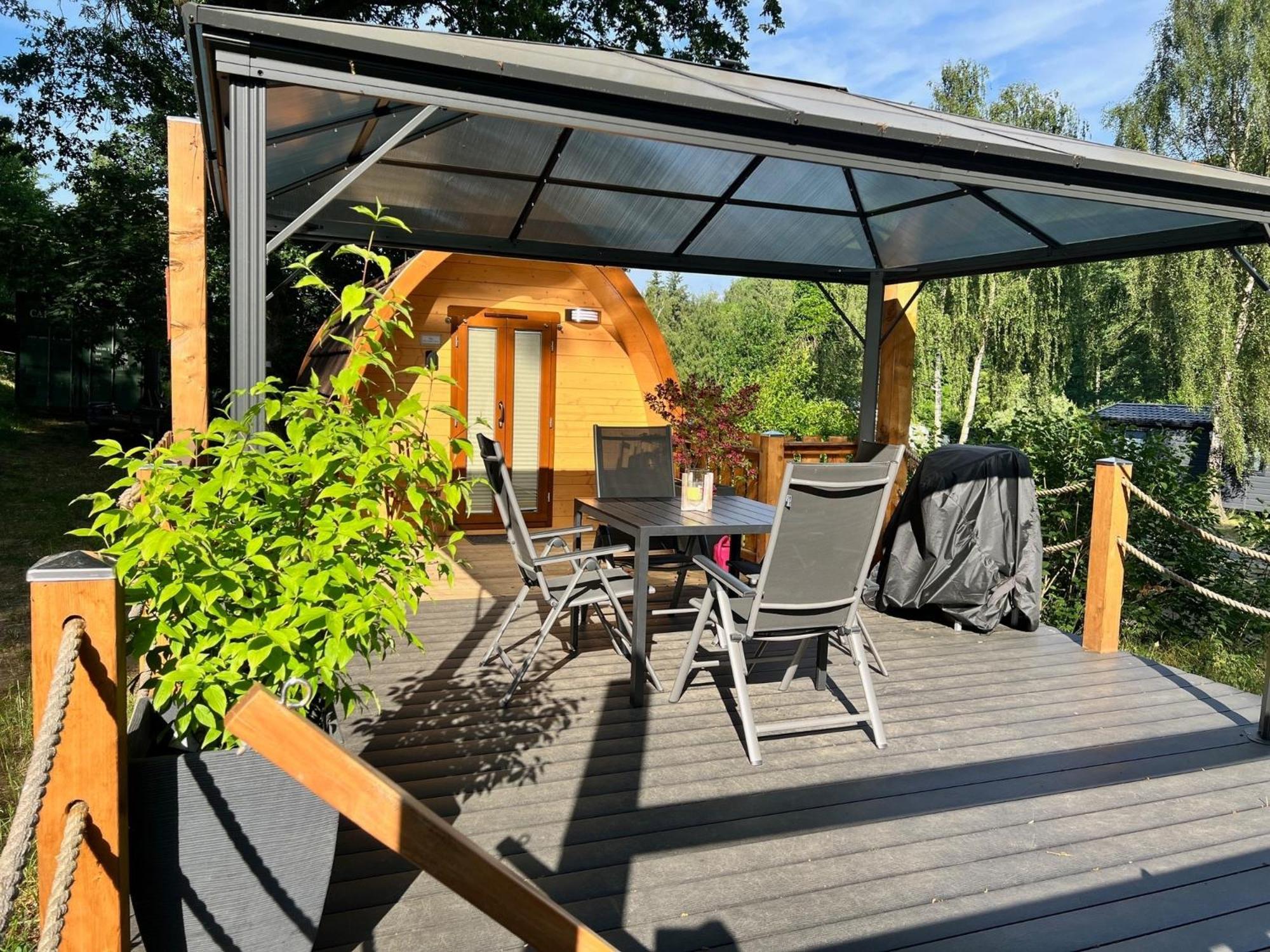 Tiny House Carlos - Zauberhaftes Camping-Pod Stuer Ngoại thất bức ảnh